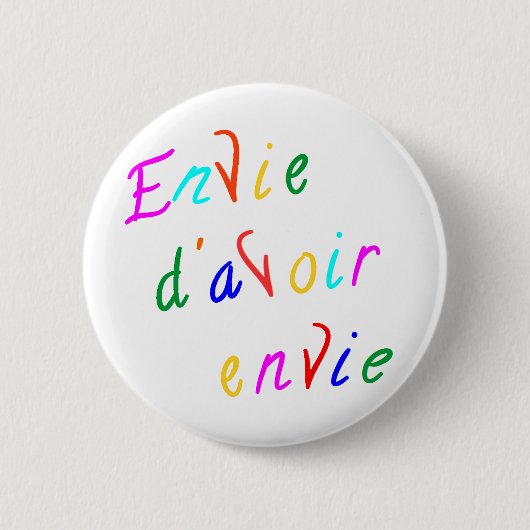 benauwdheid ronde button 5,7 cm (Voorkant)