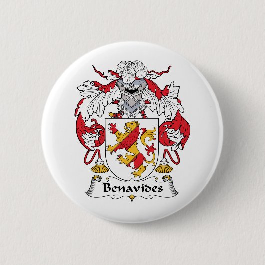 Benavides gezinscrest ronde button 5,7 cm (Voorkant)