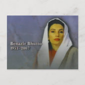 benazir bhutto briefkaart (Voorkant)