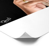 benazir-bhutto-shaheed - Gepersonaliseerd Poster (Hoek)