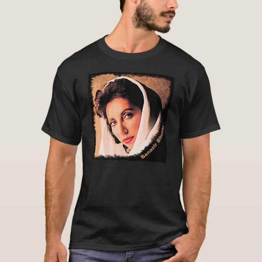 Benazir Bhutto T-shirt (Voorkant)