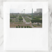 Benazir Park Schilderachtig landschapsprint Rechthoekige Sticker (Tas)