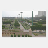 Benazir Park Schilderachtig landschapsprint Rechthoekige Sticker (Voorkant)