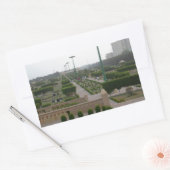 Benazir Park Schilderachtig landschapsprint Rechthoekige Sticker (Envelop)