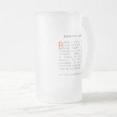 Bênção da cerveja matglas bierpul (Voorkant rechts)