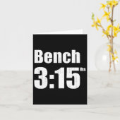 Bench 315 - Bench Press 315 lbs Gym Kaart (Gele Bloem)