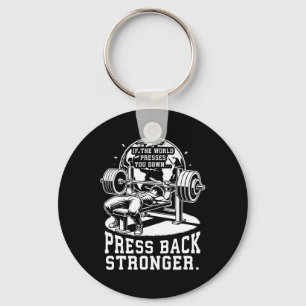 Bench - Anime Bodybuilding Gym Workout Fitness Mot Sleutelhanger