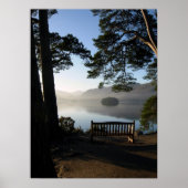 Bench bij Friar's Crag Poster (Voorkant)