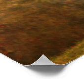 Bench bij Sunset Poster (Hoek)