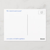 Bench canal sunset Florida Briefkaart (Achterkant)