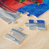 Bench Companions – Venice-Inspired Cats Puzzle Legpuzzel (Zijkant)