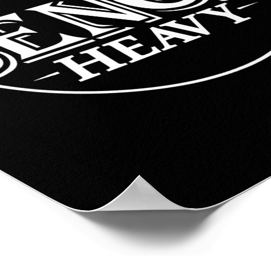 Bench Heavy Gym Item voor bierliefhebbers Mannen e Poster (Hoek)