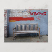 Bench in Memphis Briefkaart (Voorkant)