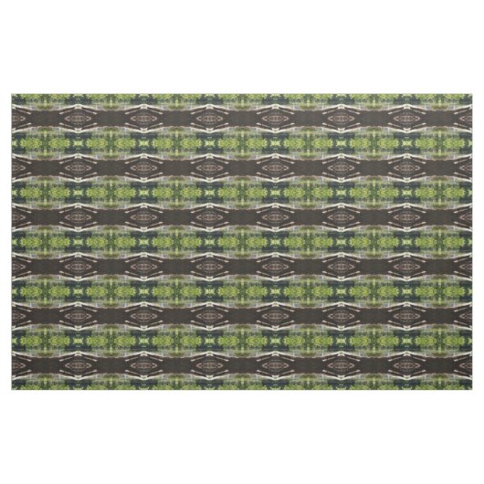 Bench in Park, Mirror Pattern, Fabric Stof (Yard (91,4 cm))