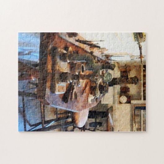 Bench in tandheelkundig laboratorium legpuzzel (Horizontaal)