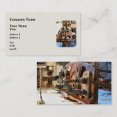 Bench in tandheelkundig laboratorium visitekaartje (Voorkant / Achterkant)