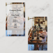 Bench in tandheelkundig laboratorium visitekaartje (Voorkant / Achterkant)