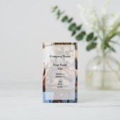 Bench in tandheelkundig laboratorium visitekaartje (Staand voorkant)