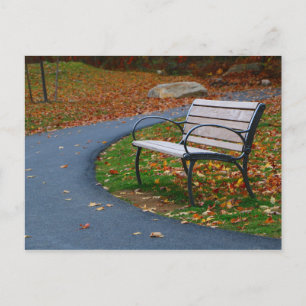 Bench op de Walk 2 Briefkaart