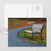 Bench op de Walk 2 Briefkaart (Voorkant / Achterkant)