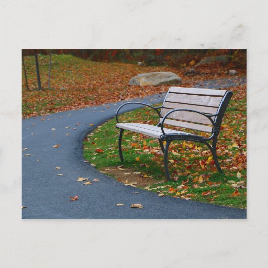 Bench op de Walk 2 Briefkaart (Voorkant)