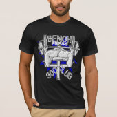 Bench Press 300 Club T-shirt (Voorkant)