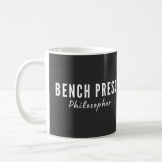Bench Press Filosoof Gym T-Shirt Koffiemok