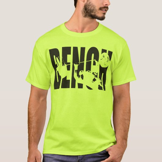 Bench Press - Gym Motivation T-shirt (Voorkant)