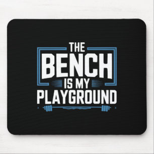 Bench Press oefening Bodybuilding Fitness Workout Muismat