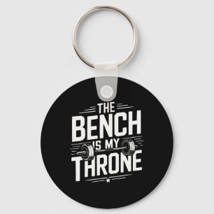 Bench Press oefening Bodybuilding Fitness Workout Sleutelhanger