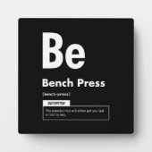 Bench Press - Periodic Table - Funny Gym Meme Fotoplaat (Voorkant)