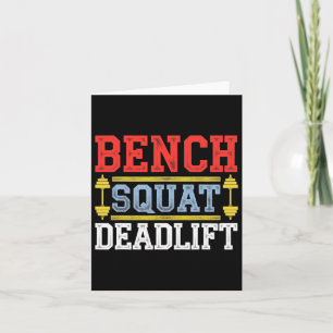 Bench Squat Deadlift Barbell Bodybuilding 1 Kaart