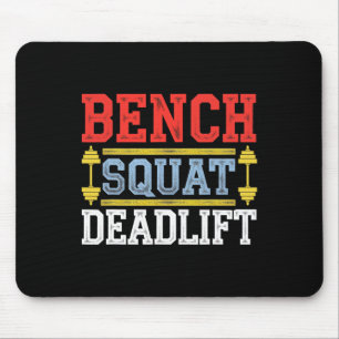 Bench Squat Deadlift Barbell Bodybuilding 1 Muismat