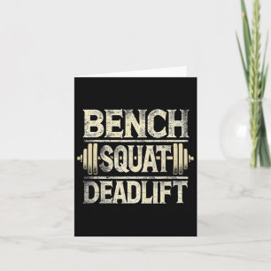Bench Squat Deadlift Barbell Bodybuilding Kaart