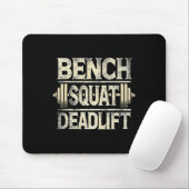 Bench Squat Deadlift Barbell Bodybuilding Muismat (Met muis)
