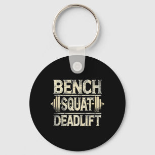 Bench Squat Deadlift Barbell Bodybuilding Sleutelhanger