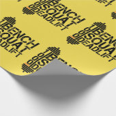 Bench Squat Deadlift fitness van 1000 lbs Cadeaupapier (Hoek)