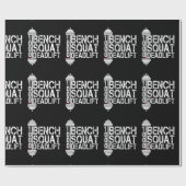 Bench Squat Deadlift fitness van 1000 lbs Cadeaupapier (Vlak)