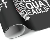 Bench Squat Deadlift fitness van 1000 lbs Cadeaupapier (Rol Hoek)