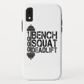 Bench Squat Deadlift fitness van 1000 lbs Case-Mate iPhone Case (Achterkant)
