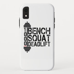 Bench Squat Deadlift fitness van 1000 lbs Case-Mate iPhone Case