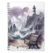 Bench voor de vuurtoren notitieboek (Voorkant)