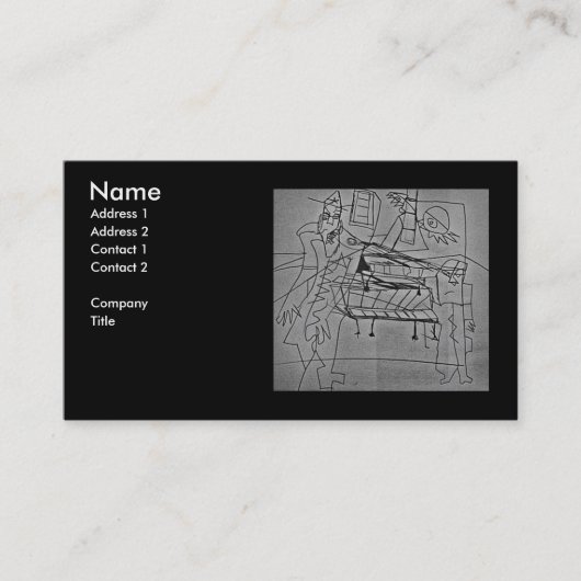 BENCH WARRANT VISITEKAARTJE (Voorkant)