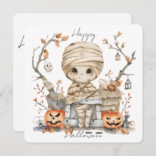 Benchbound Boo - Mummy in de Lantern Grove (Voorkant / Achterkant)