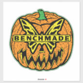 Benchmade Knives Halloween Pumpkin Tactitical Sticker (Vel)