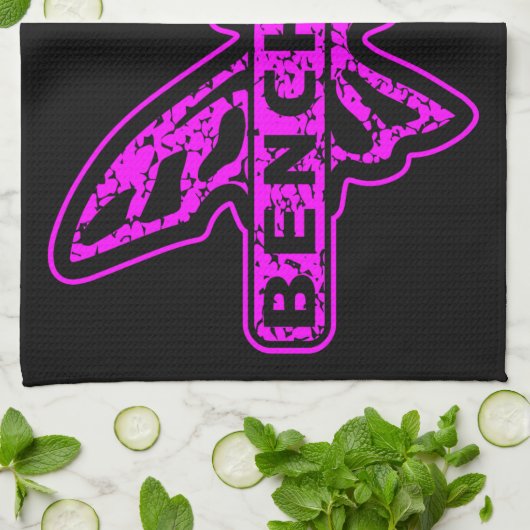 Benchmade Knives Neon Pink Butterfly  Theedoek (Gevouwen)