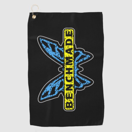 Benchmade Knives Retro Batman Butterfly Hand Towe Golfhanddoek (Voorkant)
