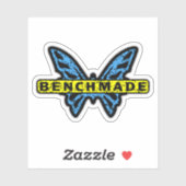Benchmade Messen Retro Batman Vlinder Sticker (Vel)