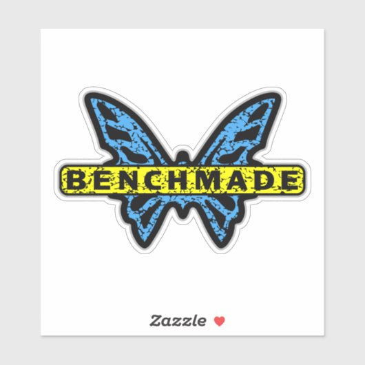 Benchmade Messen Retro Batman Vlinder Sticker (Vel)