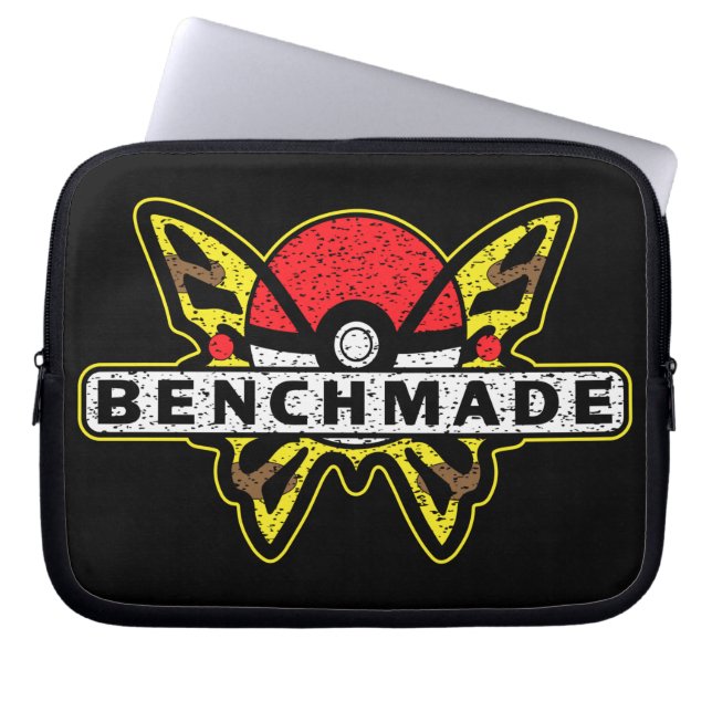 Benchmade nives Yellow Anime Butterfly Laptop Sleeve (Voorkant)